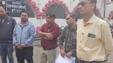 धमधा: दुर्ग जिले के बीएलओ बुधवार को दुर्ग कलेक्ट्रेट पहुंचे