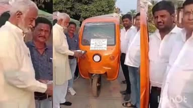 ઊંઝા: ઊંઝા તાલુકાની પંચાયતોને કચરા નિકાલ માટે ઇ રીક્ષા અપાઇ ધારાસભ્ય કિરીટ પટેલે લીલી ઝંડી આપી