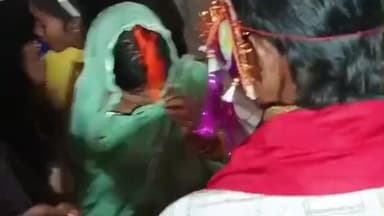 रजौली: प्रेम का ट्रैफिक हाई, बजरंगबली मंदिर में शादी और बाजार में लग गया जाम