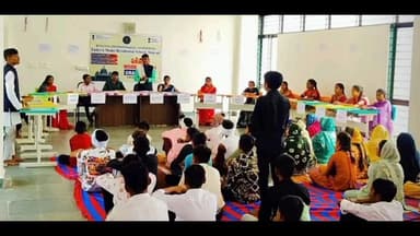 સીંગવડ: એકલવ્ય મોડલ રેસિ. સ્કૂલ, સીંગવડ ખાતે મોક યૂથ ગ્રામ સભાનું આયોજન કરાયું