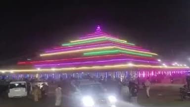 सेवढ़ा: रतनगढ़ माता प्रांगण, मेड़पुरा में 9 दिवसीय महायज्ञ शुरू, हजारों भक्त पहुंचे