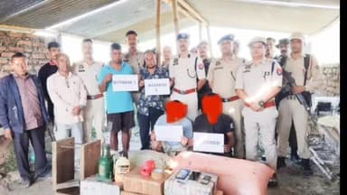 ওদালগুৰি: ভৈৰৱকুণ্ডত গাঞ্জাৰ ঘাটিত আৰক্ষীৰ অভিযানত দুজনক গ্ৰেপ্তাৰ,১২৪কেজি গাঞ্জাসহ বহু সামগ্ৰী জব্দ