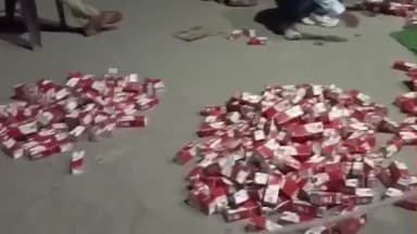 सरैया: सरैया पुलिस ने मनिकपुर में वाहन चेकिंग के दौरान बोलेरो से 202 लीटर विदेशी शराब बरामद की