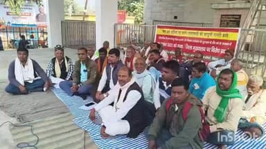 बरहट: अंबेडकर प्रतिमा के समक्ष आयोजित हुई एकदिवसीय प्रतिरोध सभा, 17 सूत्री मांगों को लेकर उठाई गई आवाज