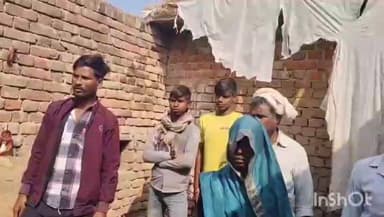 बसेड़ी: मकान की छत की 7 पट्टियां टूटी, बड़ा हादसा टला, मजदूरी पर जाने वाले परिवार के सभी लोग टीनशेड में खा रहे थे खाना