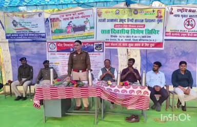 माकड़ी: हाई स्कूल ठेमगाँव के NSS कैंप में माकडी पुलिस द्वारा चलाया गया साइबर जागरूकता अभियान