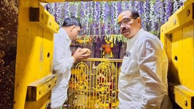 बदनापूर: खंडोबा राया मंदिरामध्ये आमदार नारायण कुचे यांनी चंपाषष्टीनिमित्त घेतले दर्शन