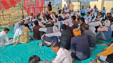 #Bandikui बड़ियाल कलां में पंचायत समिति की मांग पर धरना जारी गुरुवार को होगी #महापंचायत, कई गांवों के लोग जुटेंगे Bhagch...