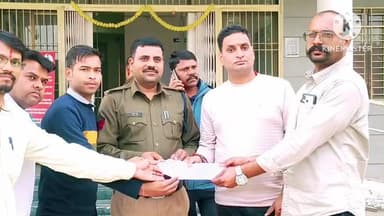 रैपुरा: बजरंग दल कार्यकर्ताओं पर हमले के विरोध में विहिप-बजरंग दल का ज्ञापन