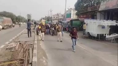 खिलचीपुर: ब्राह्मण समाज ने आईएएस संतोष वर्मा का पुतला फूंका, ज्ञापन सौंपा, जमकर की नारेबाजी