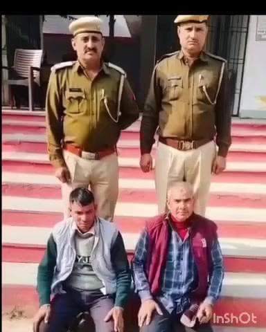 दौसा: सैंथल पुलिस ने कांबलेश्वर में राजकार्य के दौरान हमला करने वाले दो आरोपियों को किया गिरफ्तार