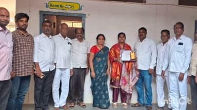 కొడంగల్: పట్టణంలో శ్రీ సాయి డిగ్రీ కళాశాల విద్యార్థిని సన్మానించిన సత్యసాయి సేవా సమితి సభ్యులు