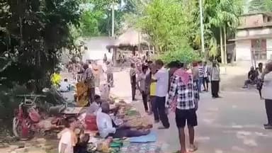 ବାଲିକୁଦା: ଜଗତସିଂହପୁର ଜିଲ୍ଲା ବାଲିକୁଦା ବ୍ଲକ ଥାଇଳ ଠାରେ ନୂତନ ହାଟ ର ଶୁଭ ଉଦଘାଟନ କଲେ ବ୍ଲକ ମଣ୍ଡଳ ଉନ୍ନୟନ ଅଧିକାରୀ