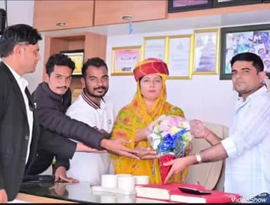 सांचोर: सांचोर में कांग्रेस जिलाध्यक्ष का स्वागत किया गया