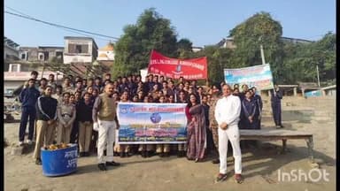 अनूपशहर: अनूपशहर नगर के डीपीबीएस कॉलेज में मनाया गया एनसीसी दिवस