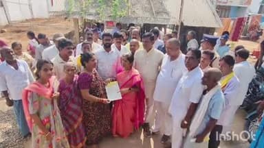 రైతన్న సేవలో మన మంచి ప్రభుత్వం కార్యక్రమాన్ని నిర్వహించిన ప్రభుత్వ విప్ తోయక జగదీశ్వరి