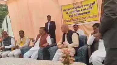 कोरांव: पर्यटन एवं संस्कृति मंत्री जयवीर सिंह ने कोरांव में प्रेस वार्ता में कहा, 2017 के बाद देश में हुआ है काफी बदलाव