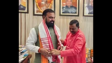 लेस्लीगंज: पांकी विधानसभा क्षेत्र के लोकप्रिय विधायक कुशवाहा डॉक्टर शशी भूषण मेहता बिहार के उप एवं गृह मंत्री से मिले