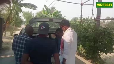 शोक की घड़ी में साथ खड़े हुए जिला परिषद सदस्य विपिन शाही, मृतक के परिजन को दिया श्राद्ध सामग्री का सहयोग