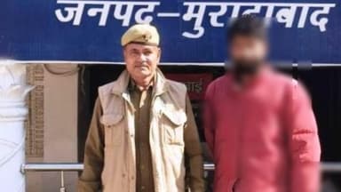 ठाकुरद्वारा: भोजपुर थाना पुलिस ने नावपुर से एक आरोपी को अवैध चाकू के साथ किया गिरफ्तार