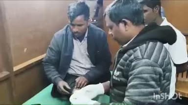 बालूमाथ: डीएवी मोड़ के पास बाइक दुर्घटना में एक युवक घायल