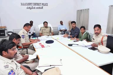 నారాయణపేట్: వీడియో కాన్ఫరెన్స్ లో పాల్గొన్న ఎస్పీ డాక్టర్ వినీత్