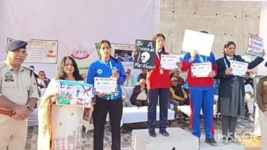 भोरंज: डीएवी के रजत और हैप्स की प्रज्ञा बने सबसे तेज धावक-धाविका