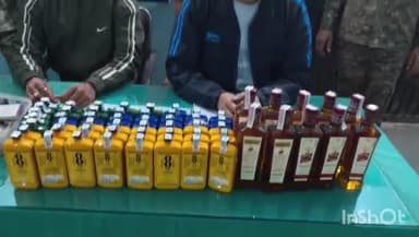 एकंगरसराय: एकंगरसराय पुलिस ने साढ़े बारह लीटर अंग्रेजी शराब बरामद की, धंधेबाज भागने में सफल रहा