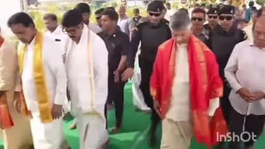 తాడికొండ: రాజధానిలో శ్రీ వెంకటేశ్వర స్వామి దేవస్థానం విస్తరణకు శంకుస్థాపన చేసిన ఏపీ సీఎం చంద్రబాబు
