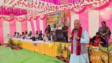 भितरवार: हुकुमगढ़ के शासकीय विद्यालय में वार्षिकोत्सव कार्यक्रम में शामिल हुए विधायक मोहन सिंह राठौड़