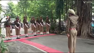 बांसवाड़ा: एडीजीपी ने एसपी कार्यालय में MBC बटालियन का वार्षिक निरीक्षण किया, दिया गार्ड ऑफ ऑनर