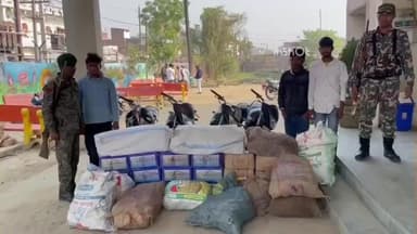 चिरैया: ढाका पुलिस ने 1860 बोतल नेपाली शराब और चार मोटरसाइकिल के साथ तीन तस्करों को किया गिरफ्तार