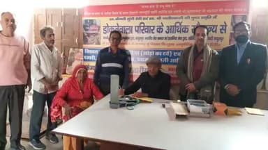 सिद्धमुख: नवनिर्मित श्री श्याम मंदिर सादुलपुर में आयोजित नि:शुल्क आयुर्वेदिक कैंप, 71 रोगियों की जांच कर दी गई दवाईयां