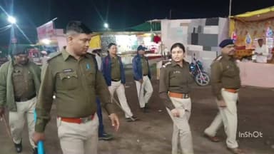 पेटलावद: पेटलावद में पुलिस अधीक्षक के निर्देश पर शांति और कानून व्यवस्था के लिए पुलिस ने की रात्रि गश्त