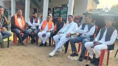 ब्यावरा: ब्यावरा के नादनपुर गांव में भंडारे का आयोजन किया गया, कई जनप्रतिनिधि भी शामिल हुए