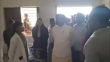 तेंदूखेड़ा: तेजगढ़ उपस्वास्थ्य केंद्र का राज्यमंत्री धर्मेंद्र सिंह लोधी ने किया निरीक्षण