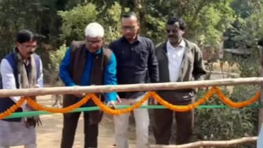 নারায়ণগড়: কাশিপুর অঞ্চলে নবনির্মিত ঢালাই রাস্তার উদ্বোধন হলো