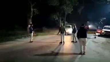 रामपुर बघेलान: रामपुर बाघेलान में पुलिस ने चलाया सघन चेकिंग अभियान