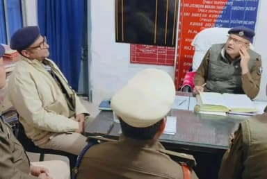 बिरौल: ग्रामीण एसपी ने किया बिरौल थाना का निरीक्षण