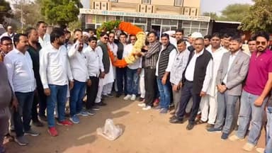 श्रीडूंगरगढ़: कितासर में कांग्रेस के नवनियुक्त जिला अध्यक्षों का हुआ स्वागत
