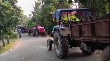সাগর: গঙ্গাসাগরের লক্ষীবাজার এলাকায় রায়ত জমি মাটি বিক্রি করার অভিযোগ তুলে কাজ বন্ধ করে দিল সাধারণ মানুষ