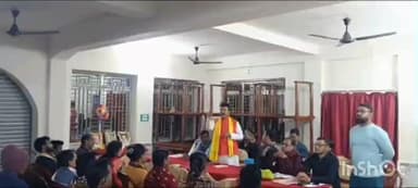 শ্যামপুর ১: শ্যামপুর বিধানসভার ৬ নম্বর মন্ডলে বুথ সশক্তি করন কর্মসূচি উপস্থিত জেলা বিজেপি সভাপতি।