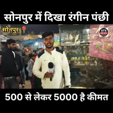 सोनपुर मेला में रंगीन पंक्षियों से सजी सोनपुर मेला, दूर-दूर लोग आ रहे देखने।
#bihar #nitishkumar #sonour #atsnews