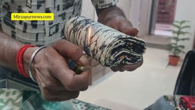 ऐसी साड़ी जो आग के संपर्क में आने पर भी नहीं जलती