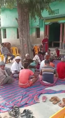 करपी प्रखंड अंतर्गत dora पंचायत मे रबी kiahan चौपाल का आयोजन