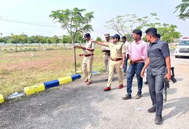 నారాయణపేట్: మక్తల్ లో సీఎం పర్యటన సందర్భంగా ఏర్పాట్లను పరిశీలించిన జిల్లా ఎస్పీ డాక్టర్ వినీత్