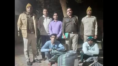पदमपुर: 12 मासी नहर पर पुलिस ने कार्रवाई करते हुए 21 किलो 700 ग्राम डोडा पोस्त के साथ 2 आरोपियों को किया गिरफ्तार