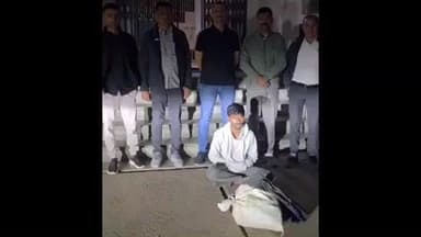 દાંતા: દાંતાની હોટલમાંથી SOG એ 1.970 ગ્રામ ગાંજા સાથે એક વ્યક્તિની ધરપકડ કરી હોટલમાં કામ કરતા કર્મચારીએ રૂમમાં સંતાડયો હતો જથ્થ