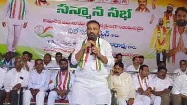 పిట్లం: పిట్లంలో సన్మాన సభలో, కాంగ్రెస్ ప్రభుత్వంలో జుక్కల్ నియోజకవర్గం అభివృద్ధి పథంలో ముందుకు దూసుకెళ్తుంది : ఎమ్మెల్యే