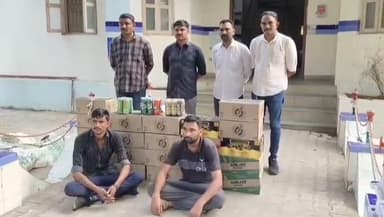 ઘોઘા: ઘોઘા રોરો ફેરી રોડ ઉપર થી બિયરના ટીન સાથે બે ઈસમોને ઝડપી લેતી ભાવનગર LCB પોલીસ